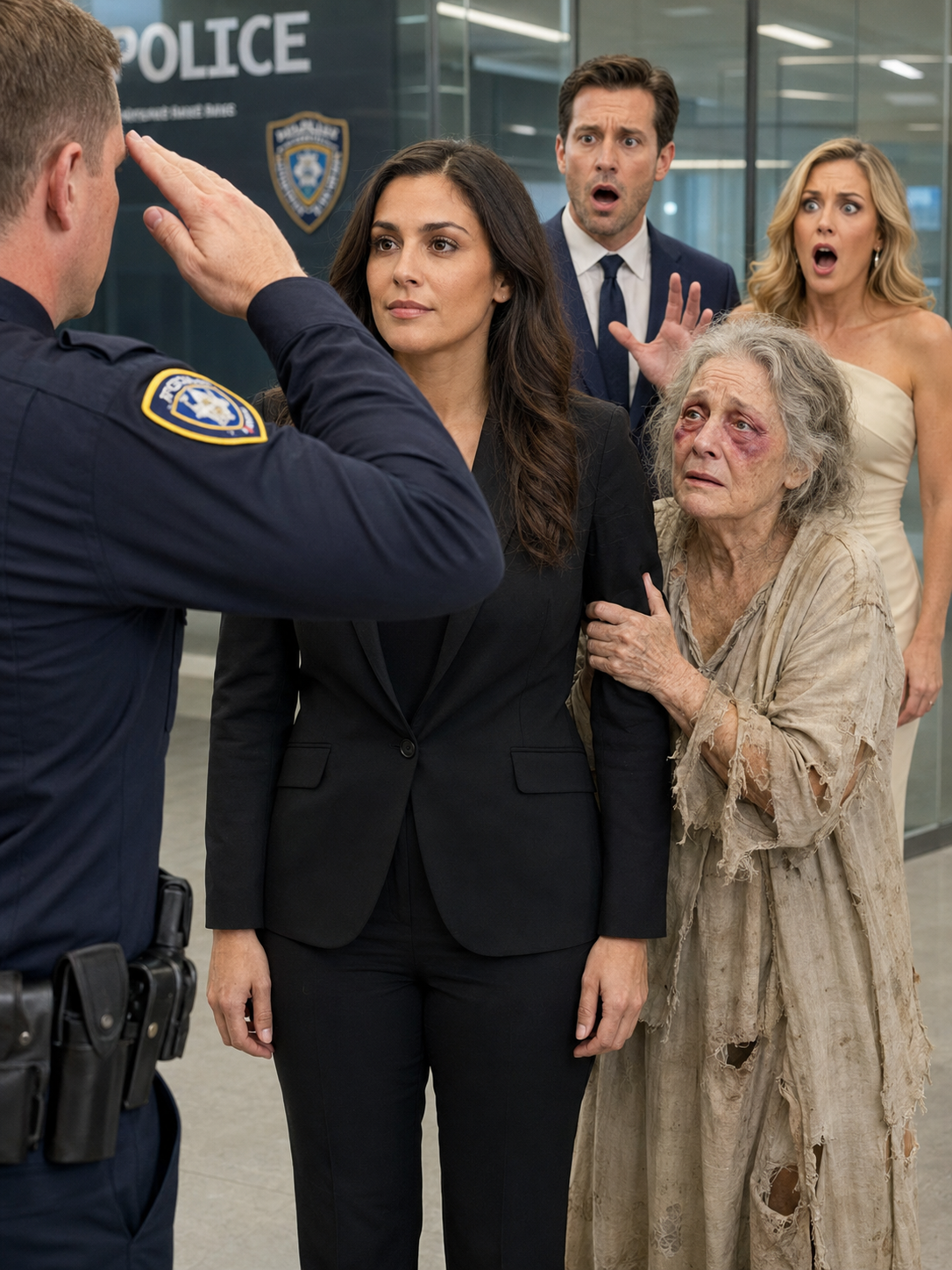 At 2:27 a.m., my mom called in tears: “Honey… I’m at the police station. Your sister-in-law b/e/@/t me with a baseball bat. Then she convinced the officers I attacked her because I’m mentally unstable. Your brother just stood there and watched!” When I walked in, the officer turned ghost-white and stammered, “Ma’am… I-I…”