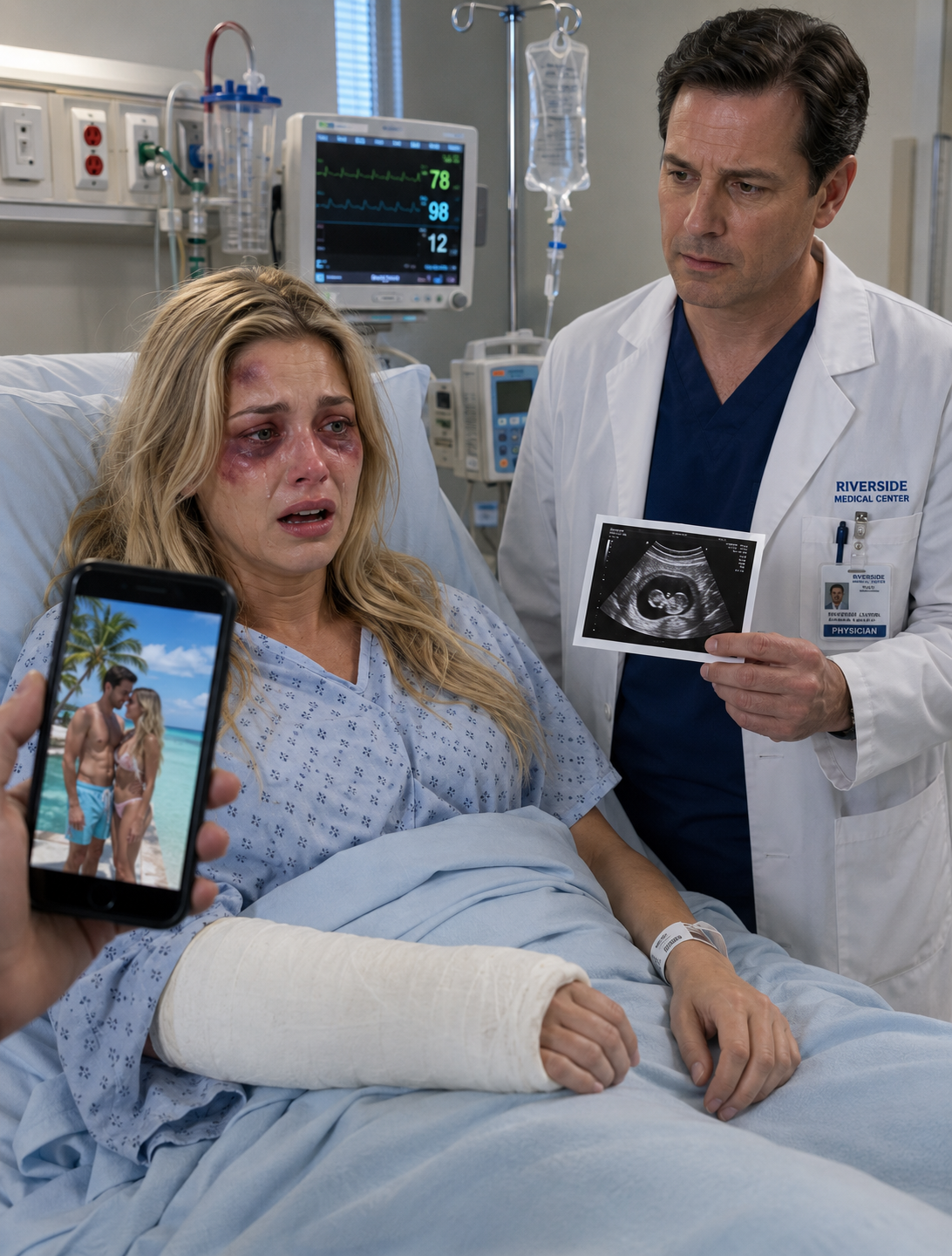 After my mother-in-law sh0ved me down the stairs, I woke in the hospital, signed the divorce papers, and disappeared without a word.