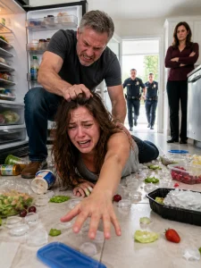 My stepfather rammed my disabled sister into the refrigerator, then kneed her, breaking her nose. Bloody and trembling, she crawled to get her phone and call me. I drove five hours through a storm. My mother said, “It’s just a minor scratch.” What happened afterward… still haunts me.