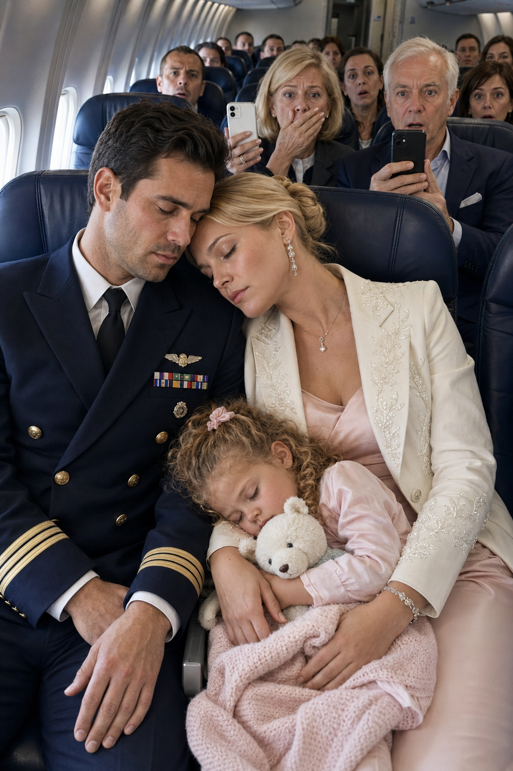 After My Divorce, I Pretended to Fall Asleep on a Coast Guard Commander’s Shoulder to Stop Passengers From Filming Him. Hours Later, My Ex Turned the Viral Photo Against Me—Until One Hidden Picture Exposed a Secret Connection He Never Wanted Me to Find.