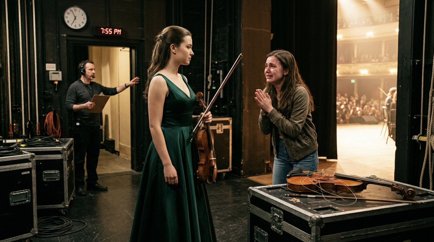 My Sister Broke My $80,000 Grandfather’s Violin 20 Minutes Before My Biggest Performance—Then She Begged Me to Save Her Future