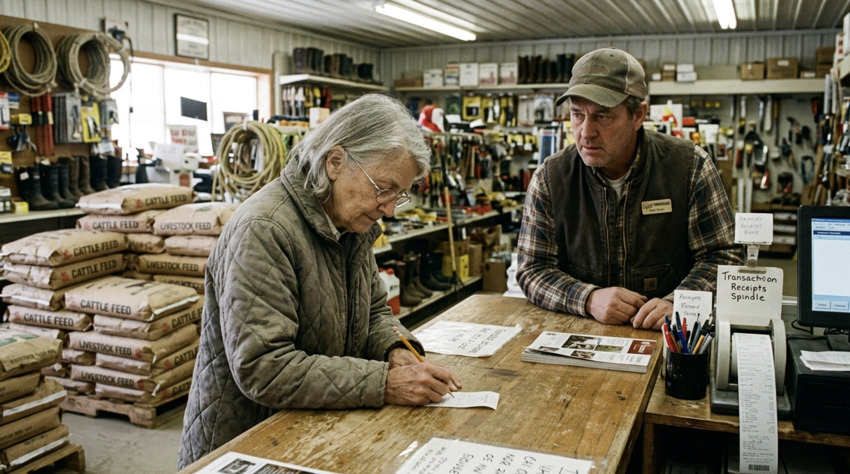 My 74-Year-Old Mother Wrote Six Numbers on a Receipt—And the Store Manager Turned Pale When He Recognized Them