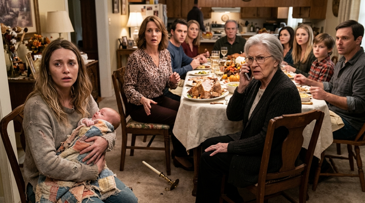 My Grandma Sent Me $180,000 After My Husband Died—My Aunt Took It All, Until One Thanksgiving Changed Everything