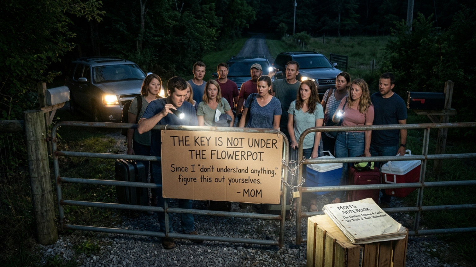 My Son Kicked Me Out of the Family Group Chat—Then All 12 of Them Arrived at My Farm, Expecting the Key I…