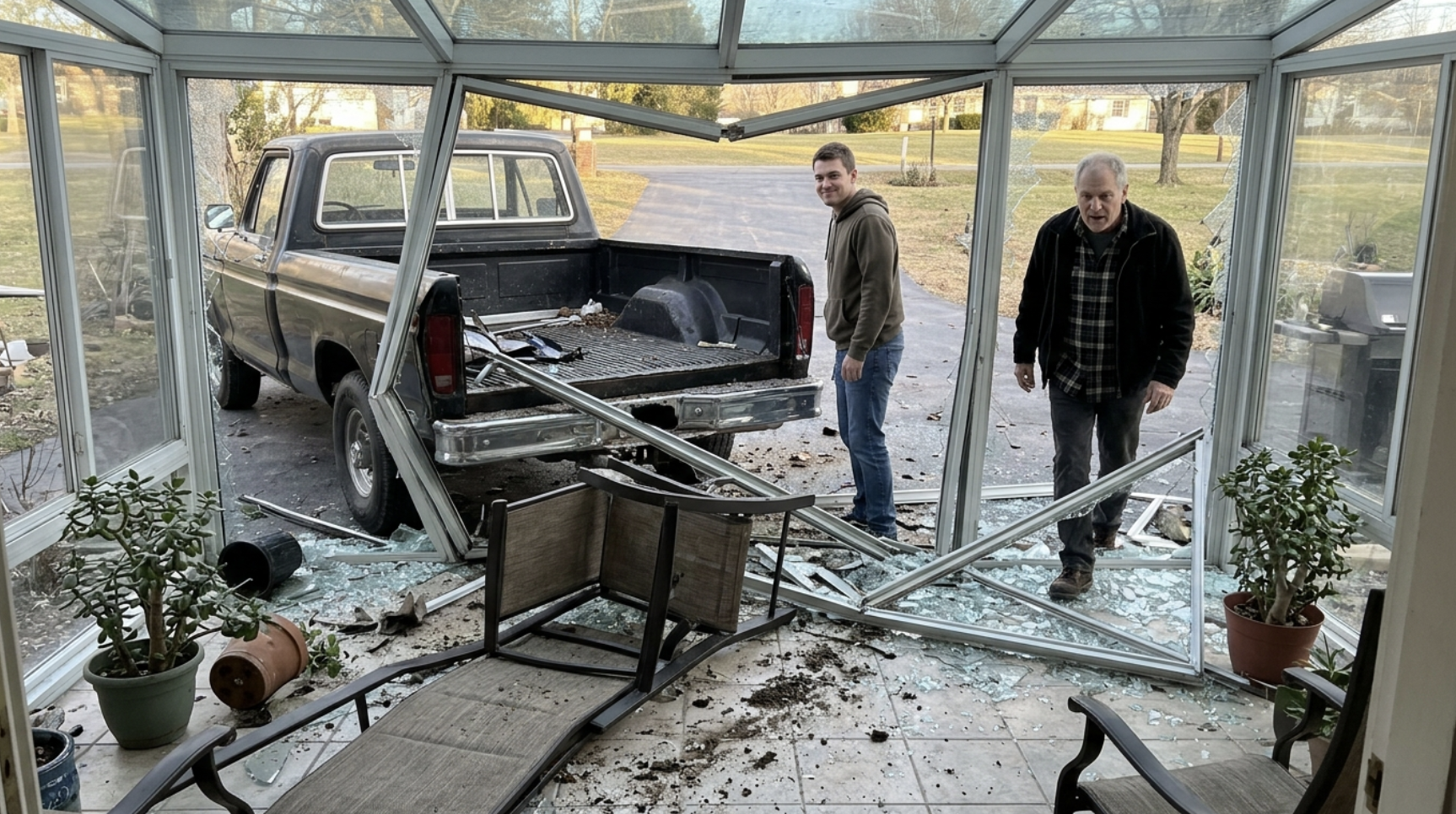 My Brother Destroyed My $12,000 Sunroom Because I Refused to Give Him My SUV—But My Security Camera Exposed the Shocking Truth About My Father