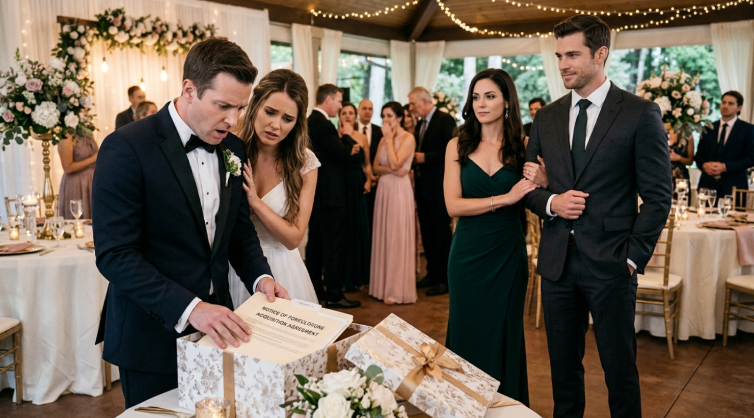 My Ex-Husband Mocked Me at His Wedding, Saying Nobody Would Ever Want Me—Until My Date Opened a Box That Made His Smile Disappear
