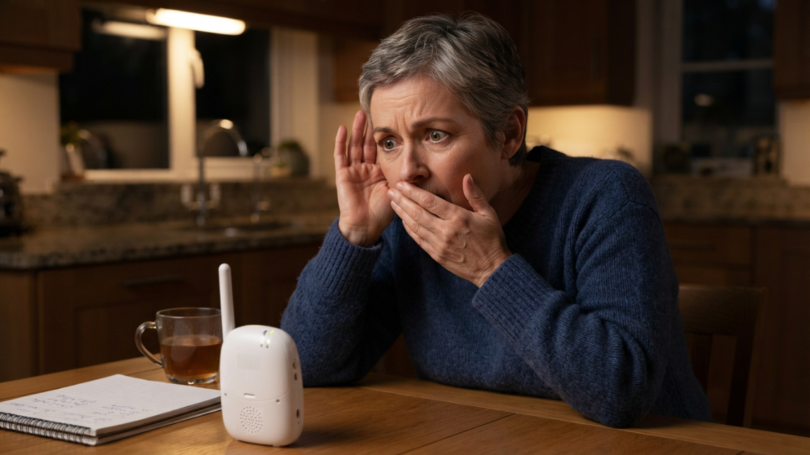 “I Hid a Baby Monitor in My Daughter’s Kitchen… What I Heard Changed Everything”