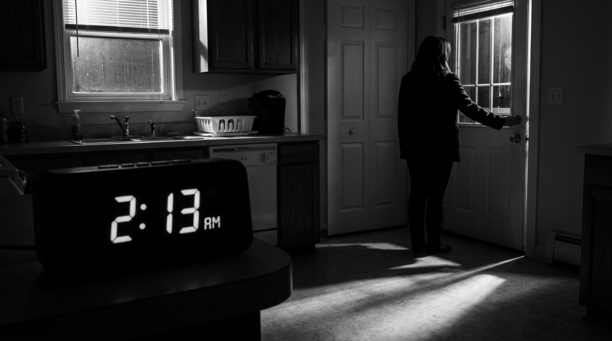At 2:13 Every Morning, I Practiced Leaving My Husband—Then Three Knocks Revealed the Sister He Told Me Was Dead